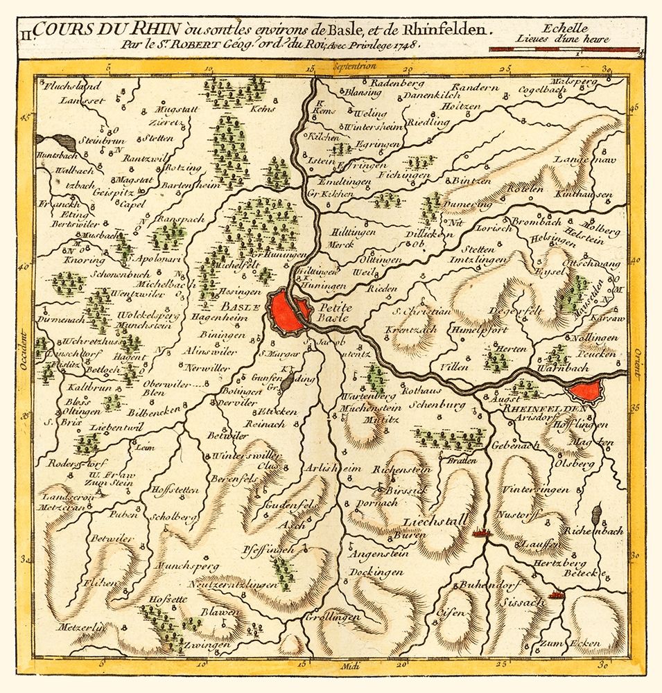 Northwestern Switzerland - Robert 1748