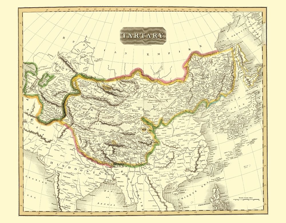 Tartary Region Asia - Thomson 1814
