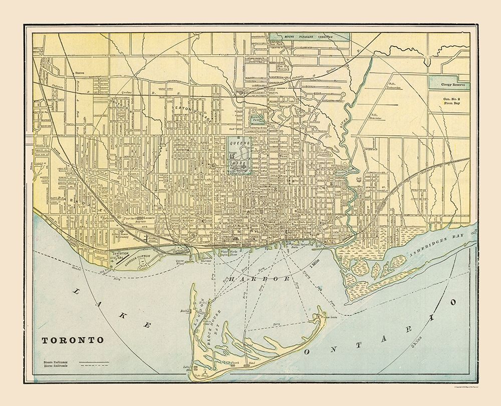 Toronto - Cram 1892