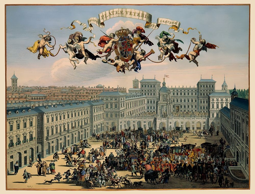 Piazza Castello Turin Italy - DeHooghe 1682