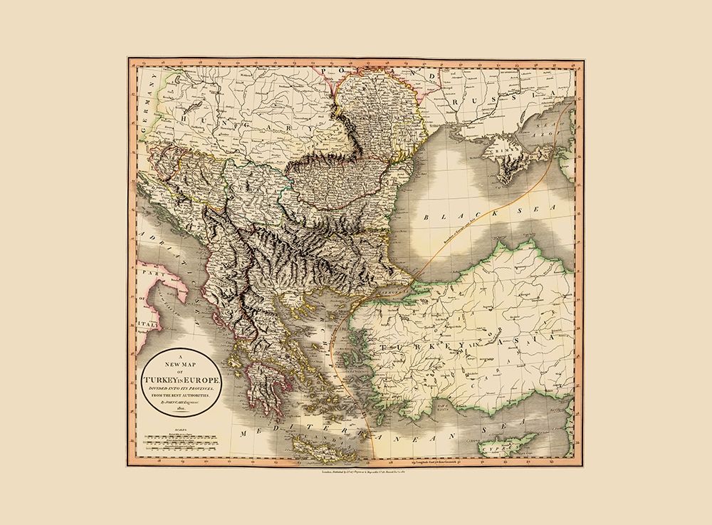Europe Turkey - Cary 1801