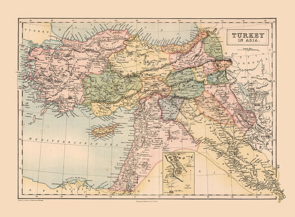 Asia Turkey - Black 1867