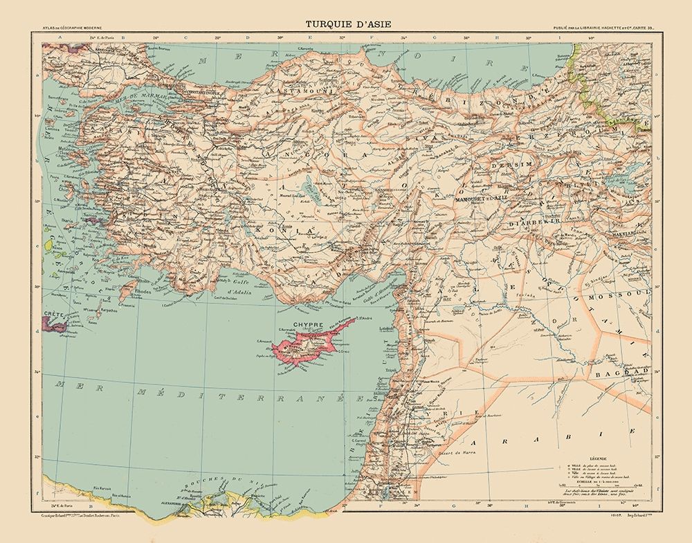 Asia Turkey - Schrader 1908