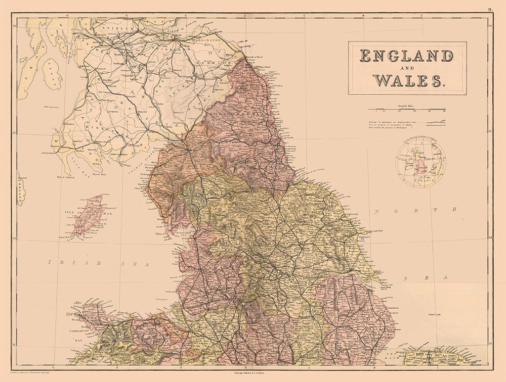 England Wales - Black 1867