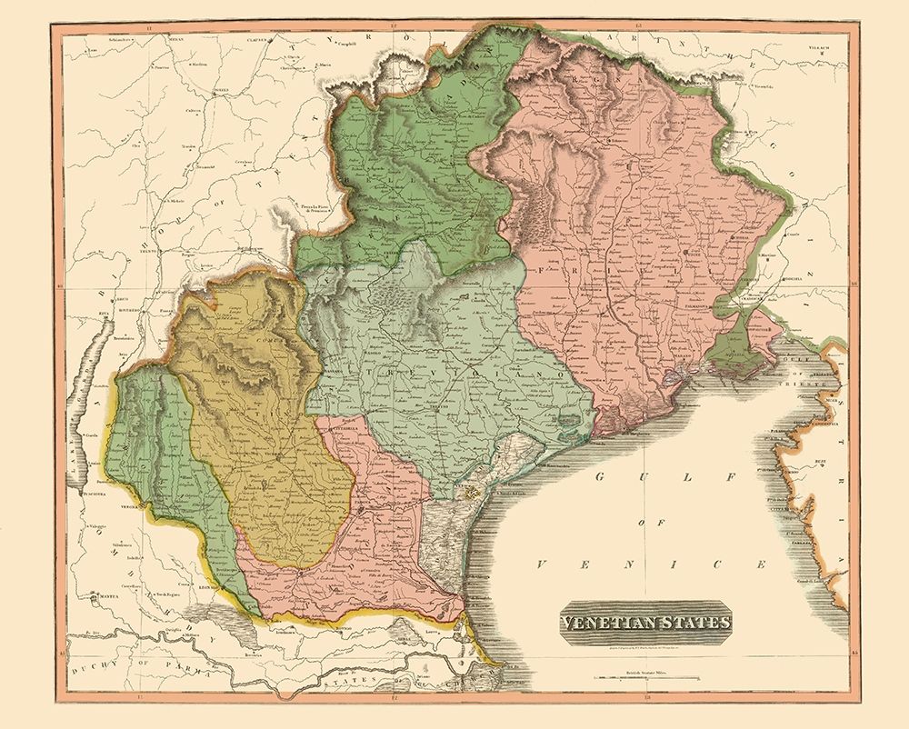 Venetian States Italy - Thomson 1816