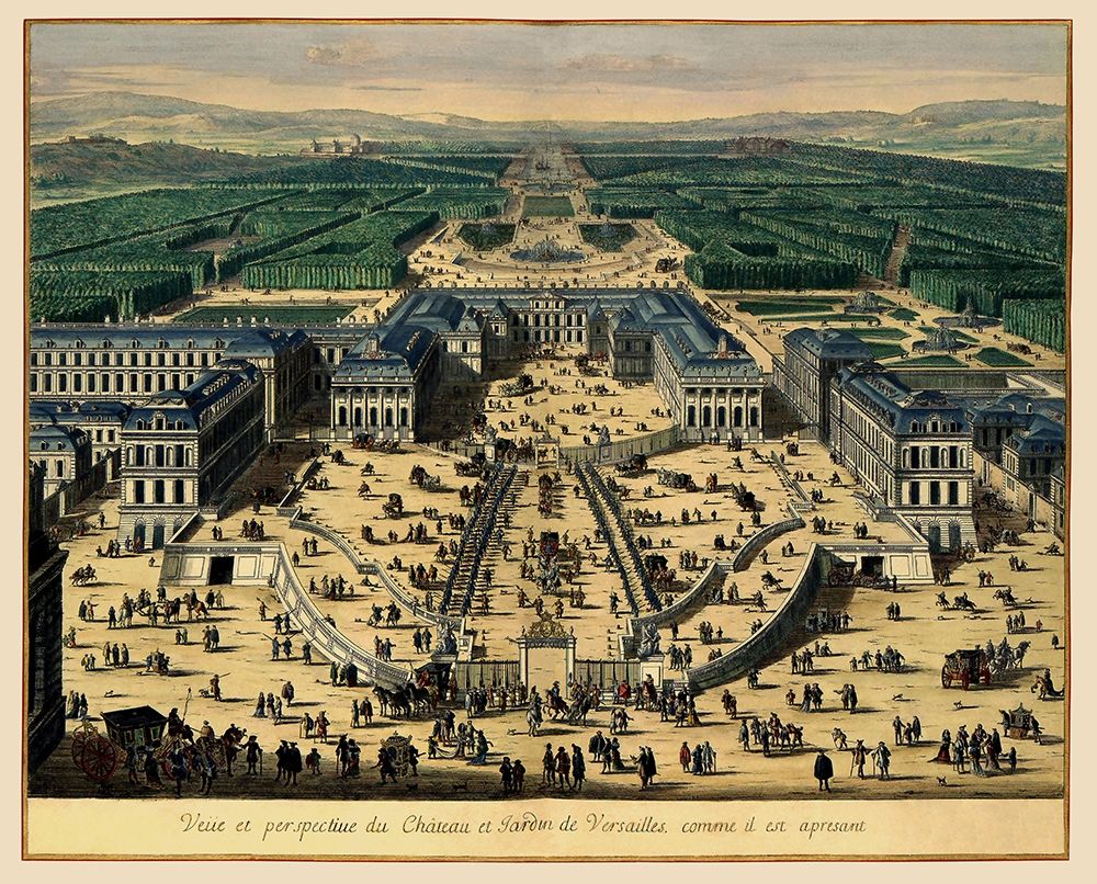 Palace Versailles Panoramic France - 1683