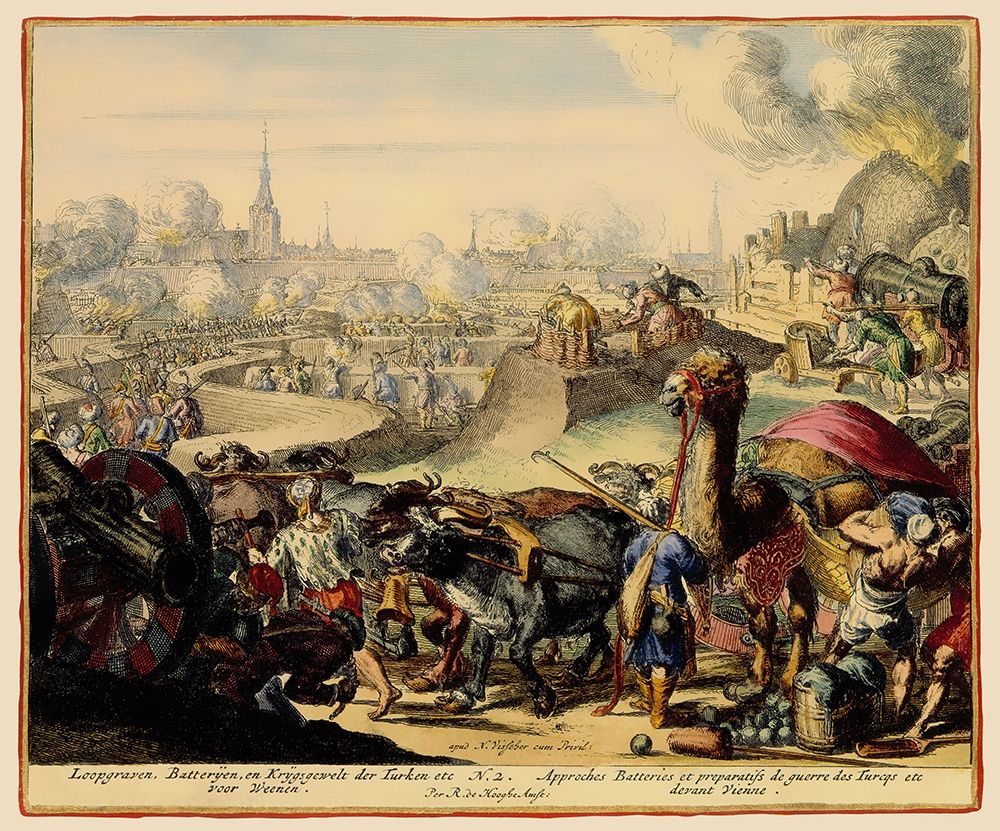 Vienna Austria Siege 4 - DeHooghe 1683