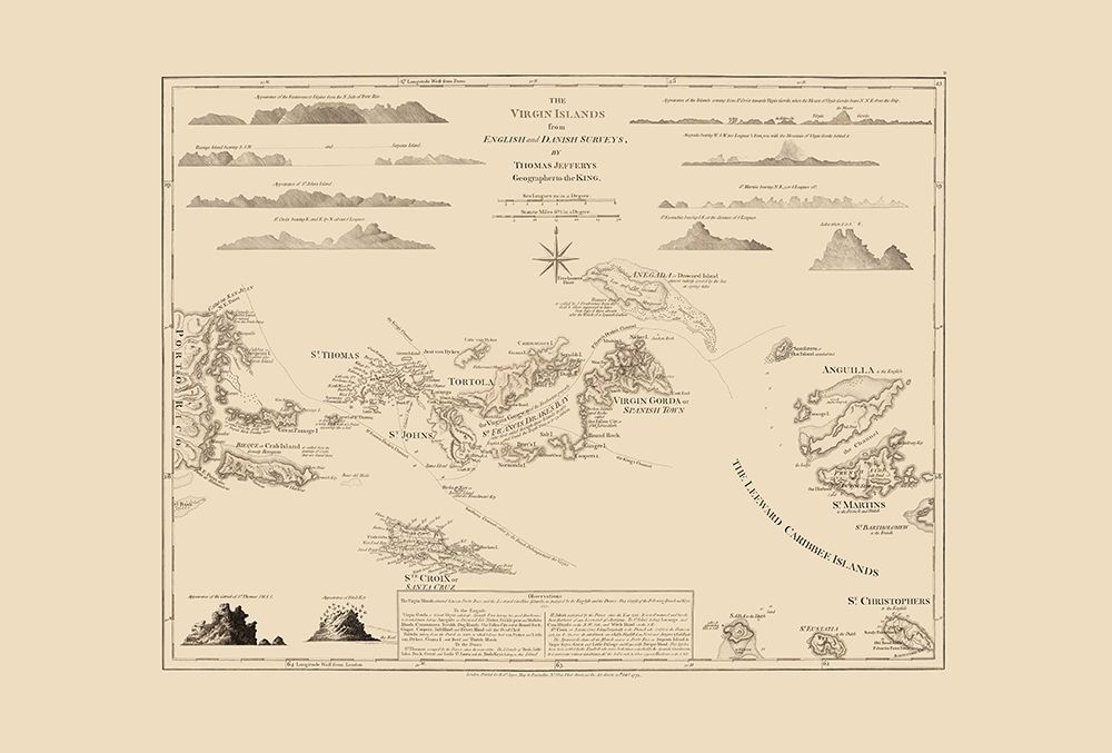 Virgin Islands - Jefferys 1775