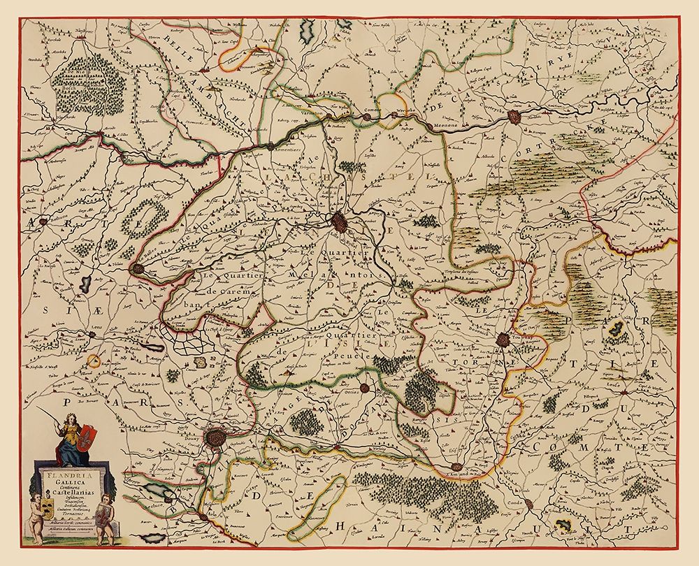 Wallonia Region Belgium - Jansson 1647
