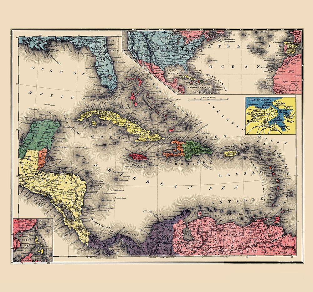 West Indies Caribbean - Evening Post 1898
