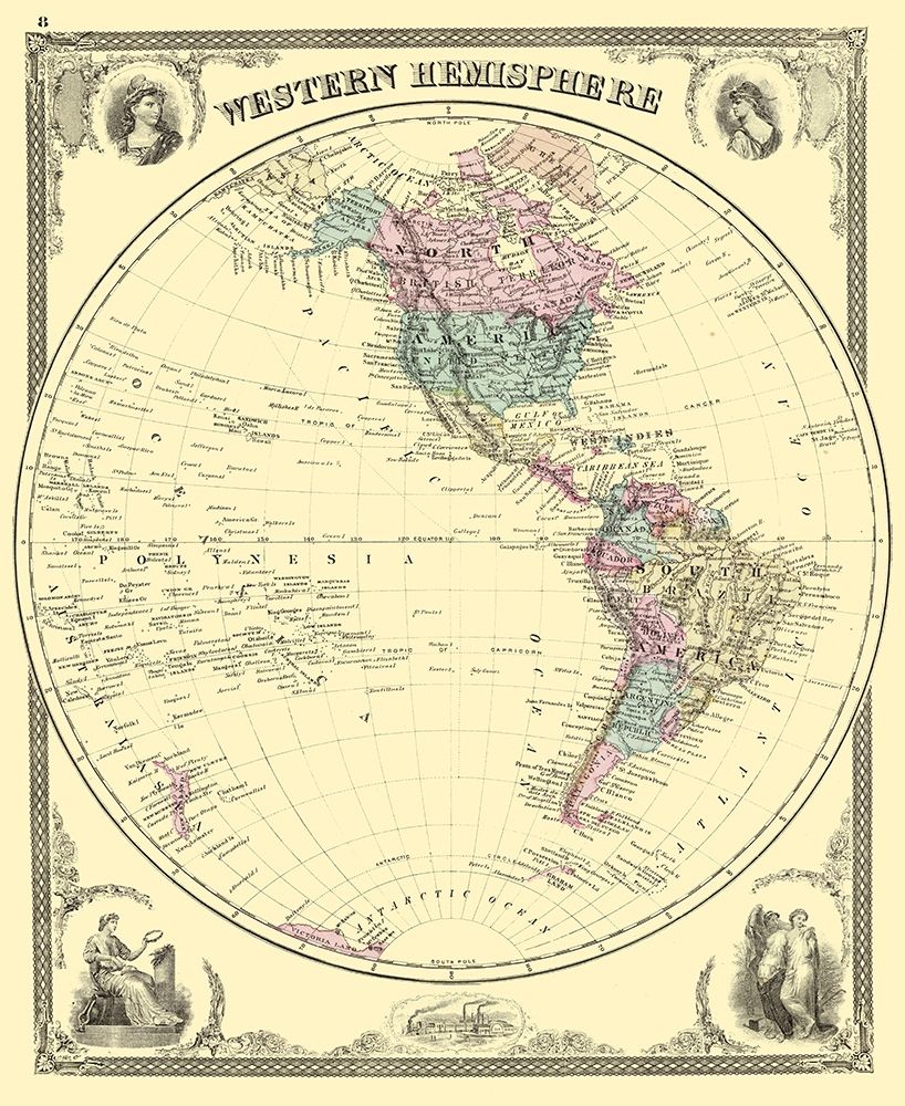 Western Hemisphere - Baskin 1876