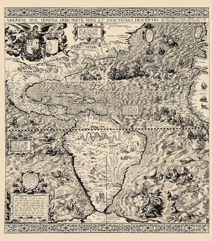 Western Hemisphere - Gutierrez 1562