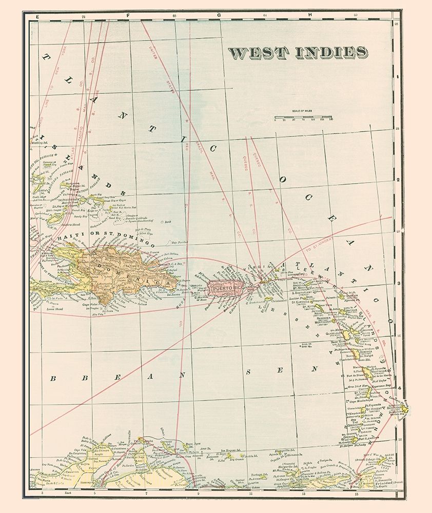 West Indies - Cram 1898