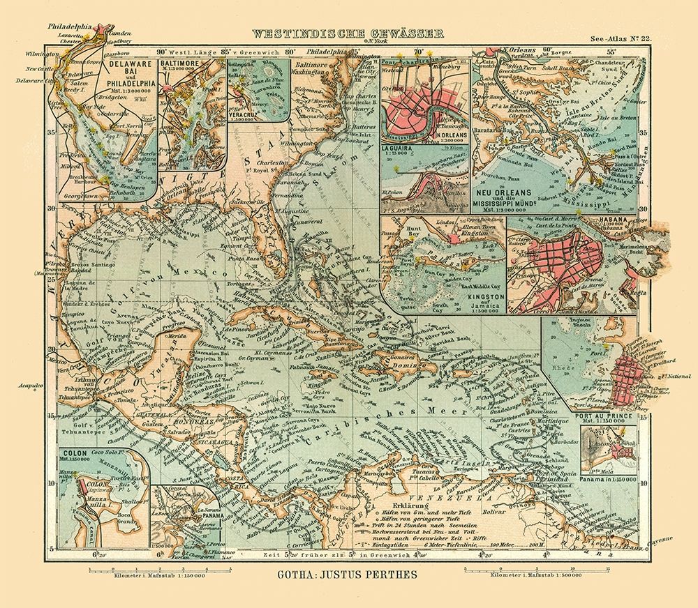 West Indies - Perthes 1914