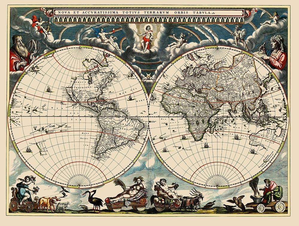 World - Blaeu 1662