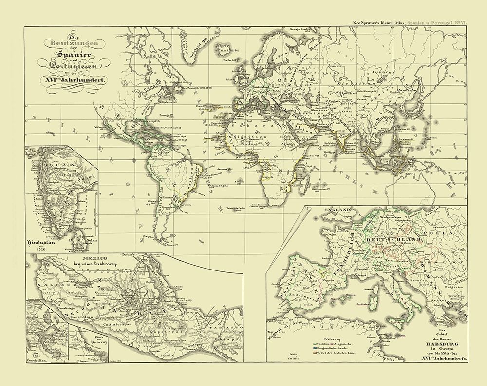 World - Spruner 1854