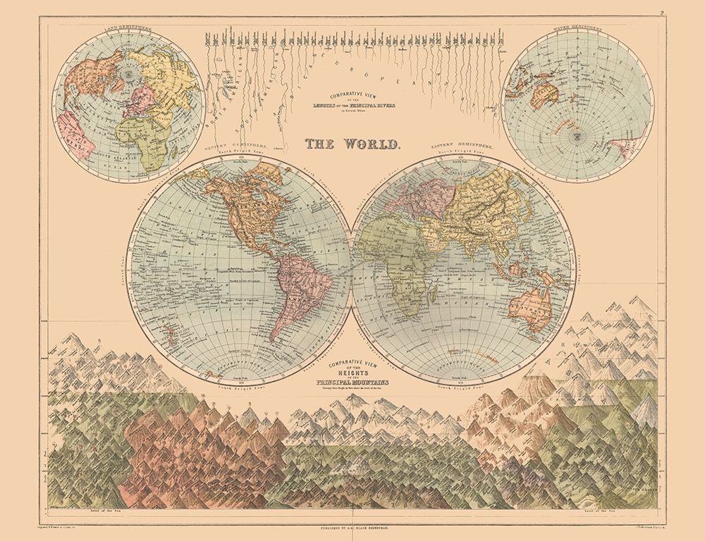 Mountain Heights World - Black 1867