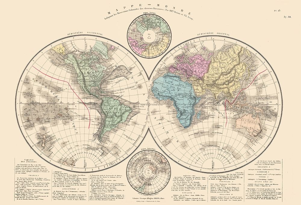 World - Drioux 1882