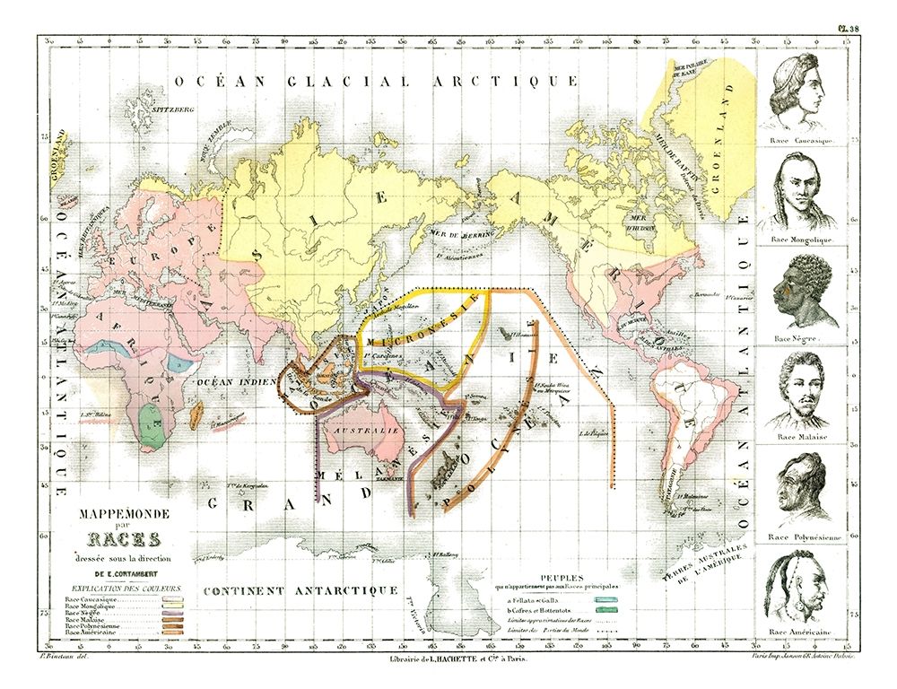 World Races - Cortambert 1880