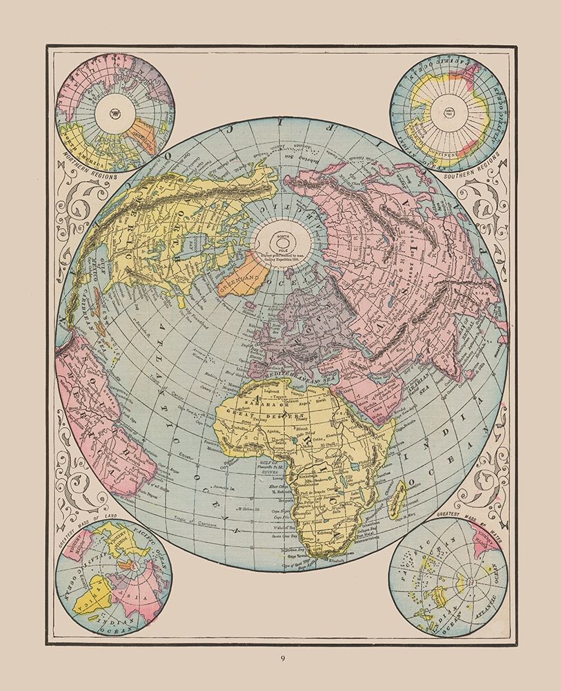 World - Cram 1892