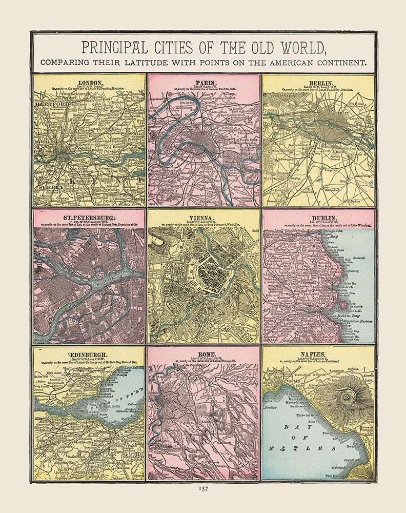 Cities of World - Cram 1892