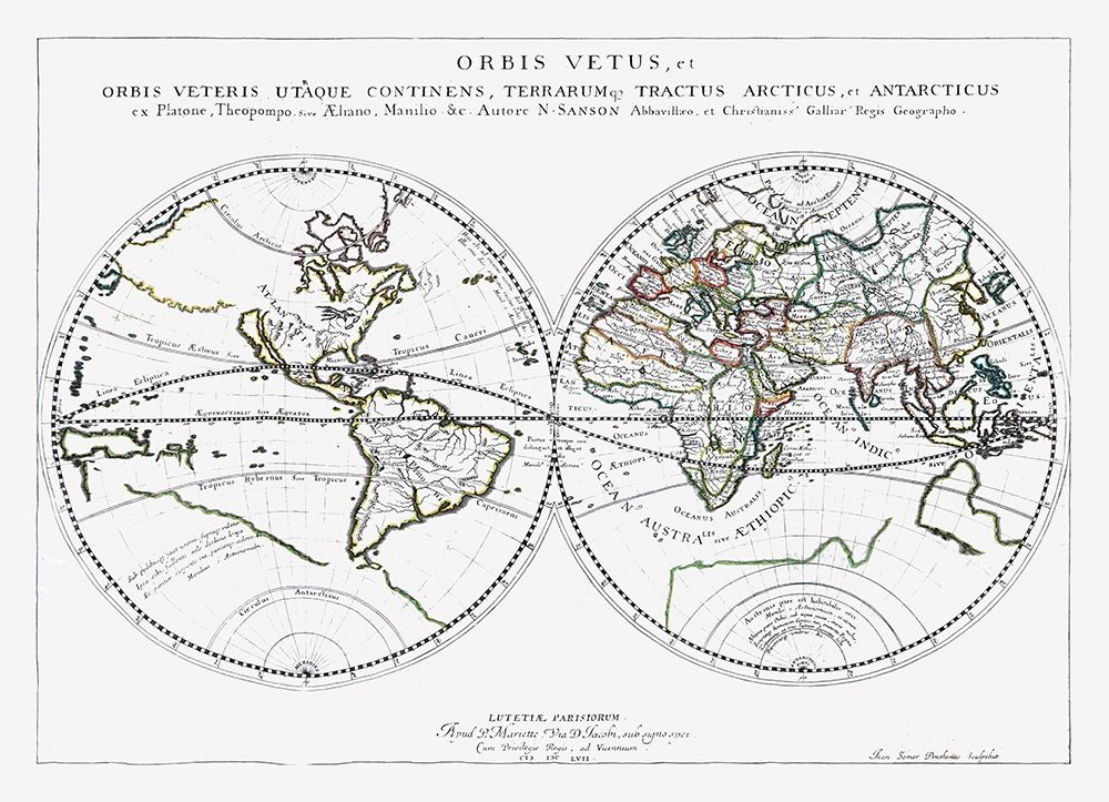 Old World New World - Sanson 1641