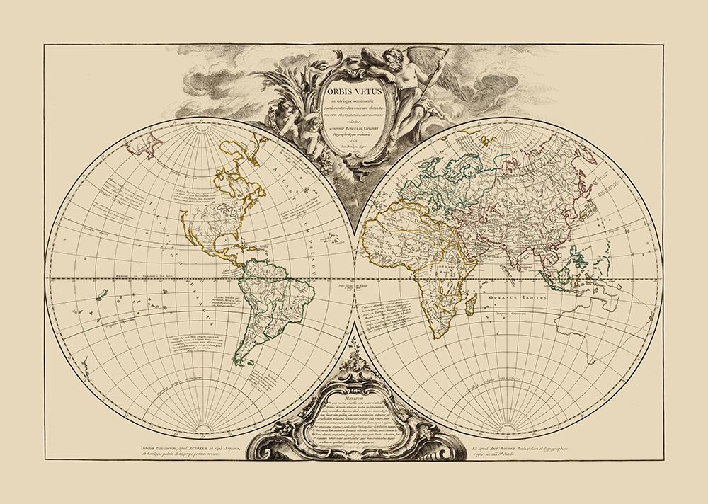 World - Vaugondy 1752