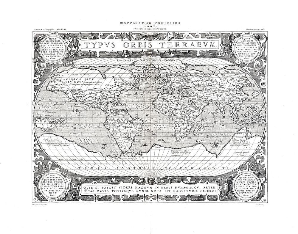 World - Ortelius 1587