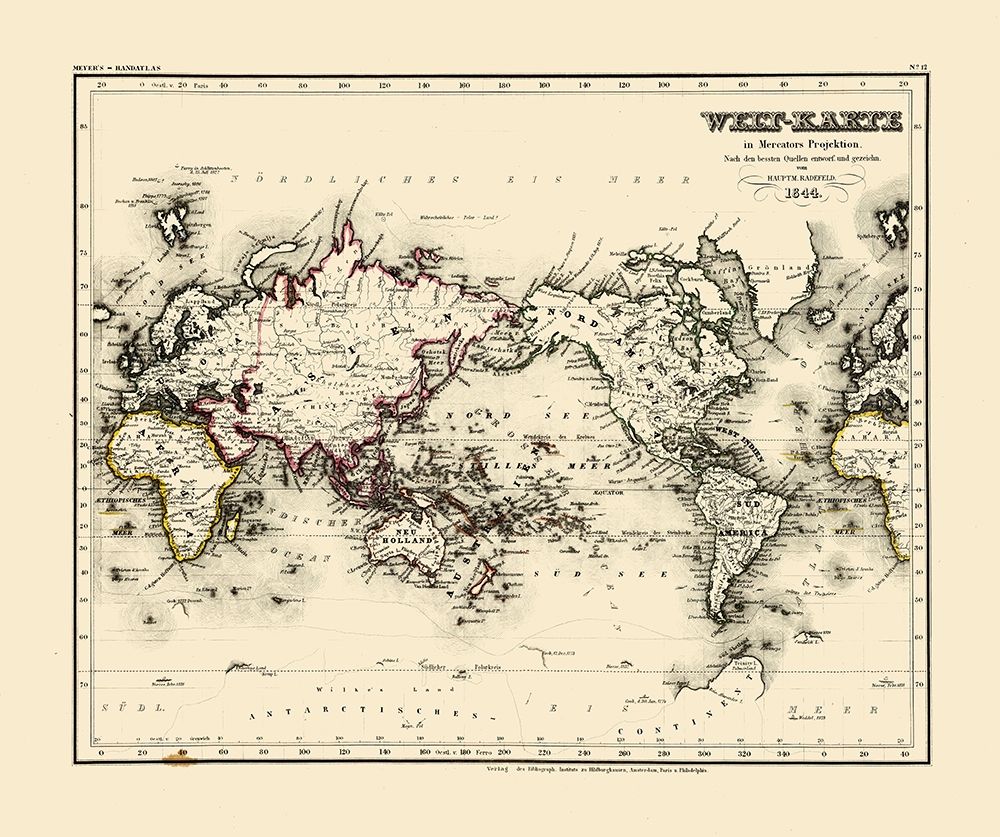 World - Meyer 1844