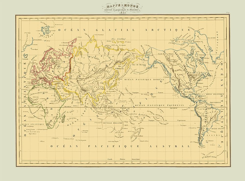 Mercator Projection - 1831
