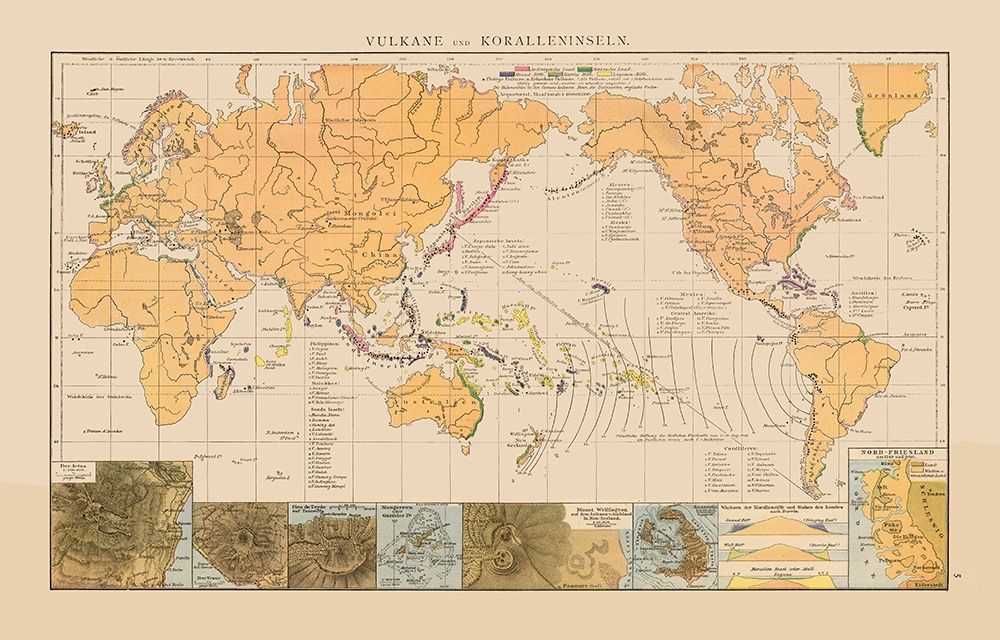 World Volcanos Coral Islands