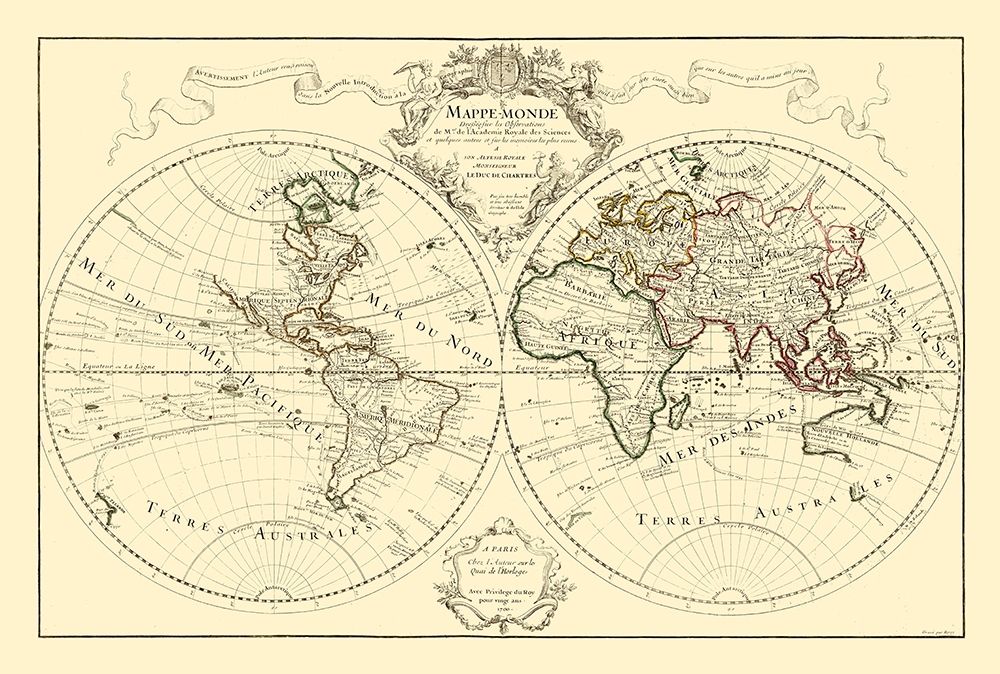 World Royal Academy Sciences - 1700