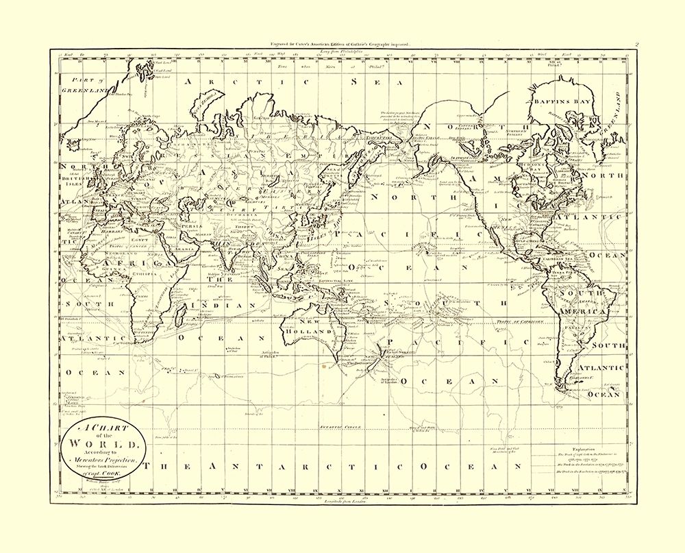 World Captain Cook Discoveries