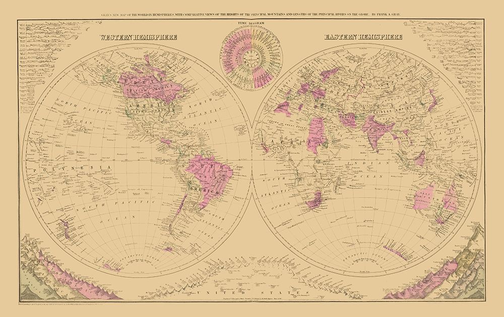 Western Eastern Hemisphere - Gray