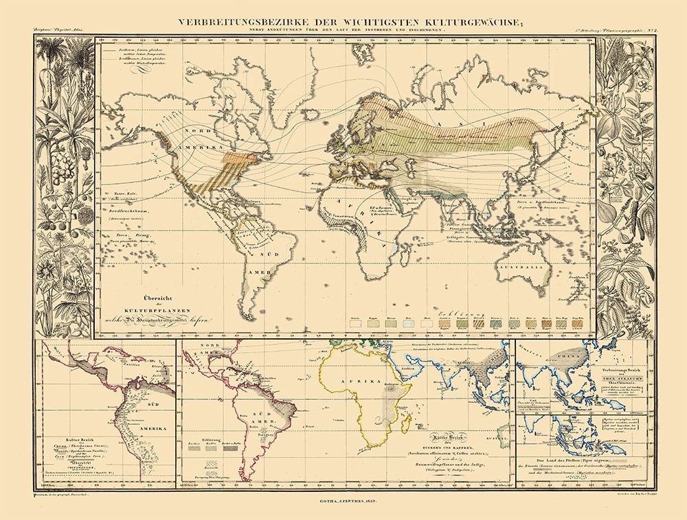 World Main Crops - Perthes 1859