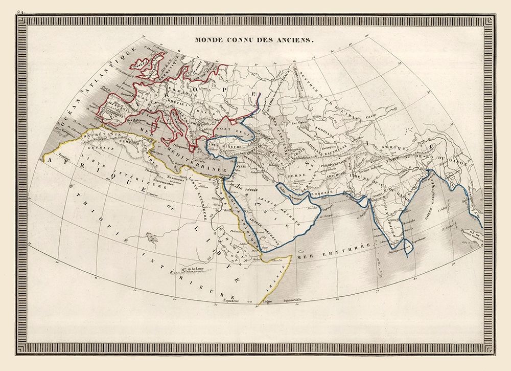 World as Known to Ancients - Monin 1839