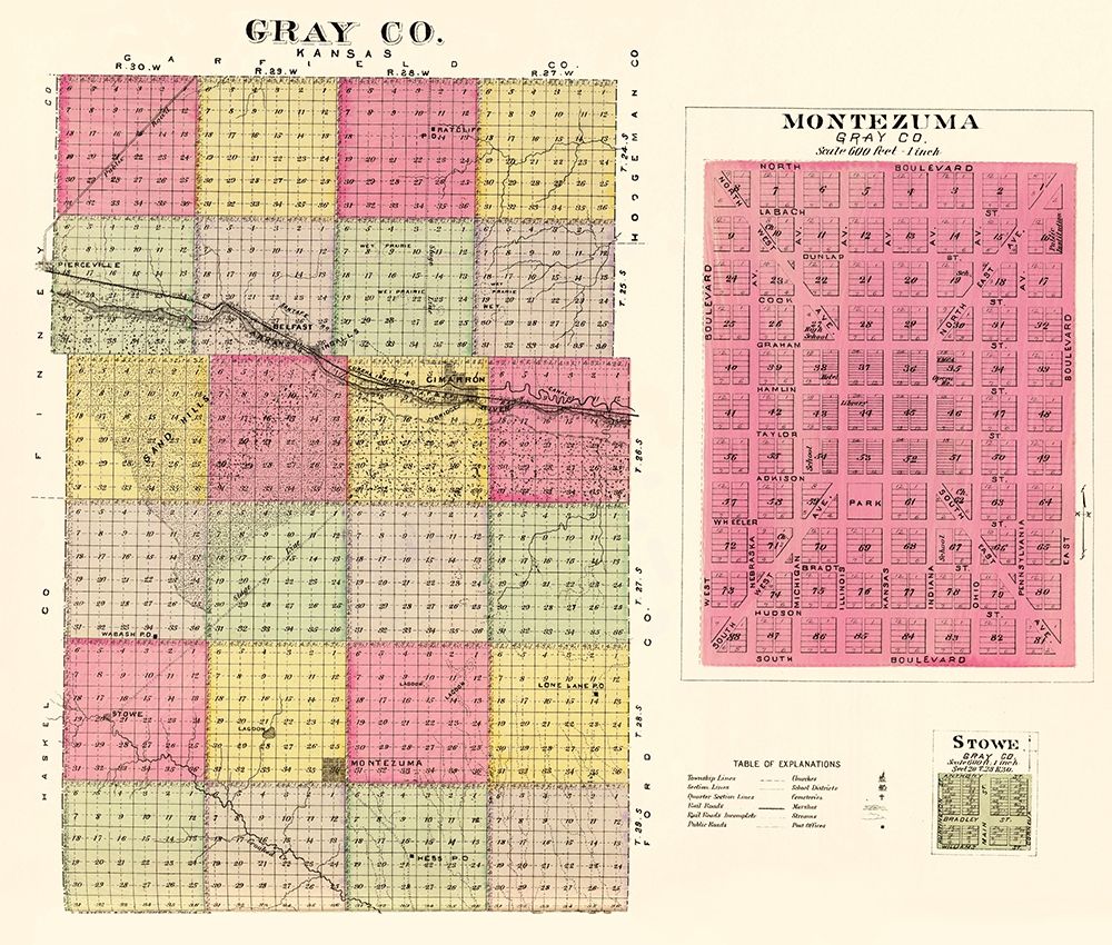 Gray Kansas - Everts 1887