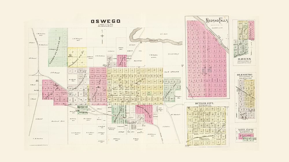 Labette, Woodson, Pottawatomie Kansas - Everts