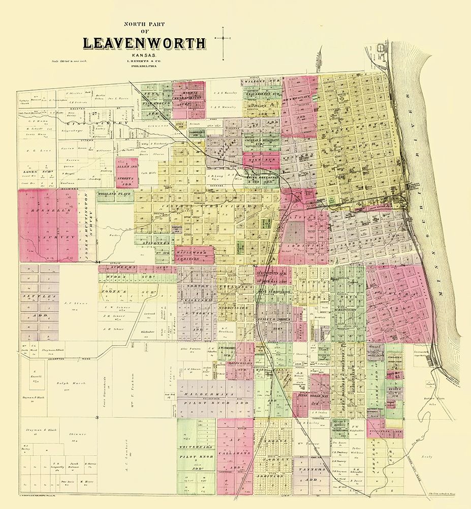 Leavenworth, North, 1 Of 3 Kansas Landowner