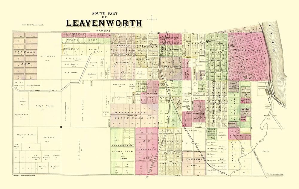 Leavenworth, South, 2 Of 3 Kansas Landowner