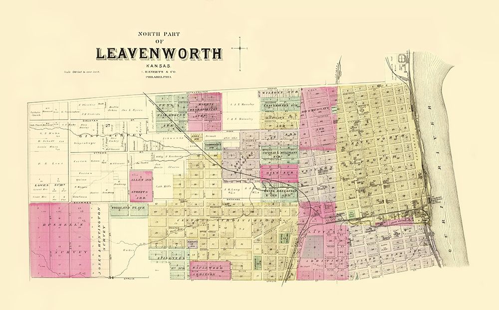 Leavenworth, North, 3 Of 3 Kansas Landowner