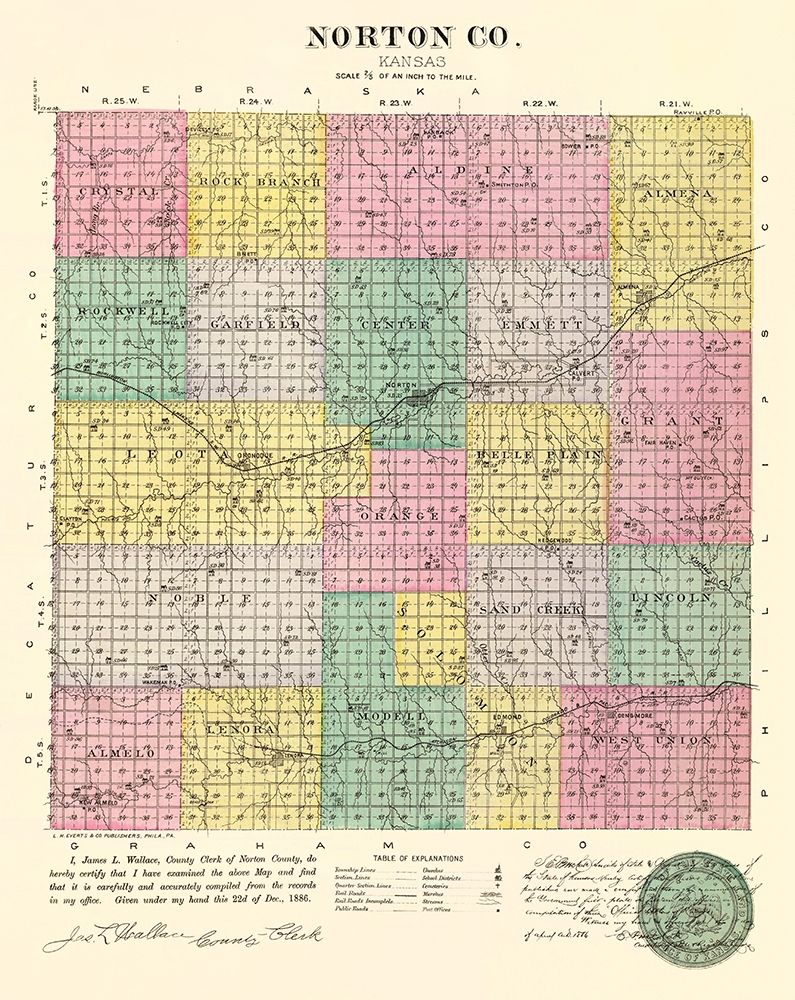 Norton Kansas - Everts 1887