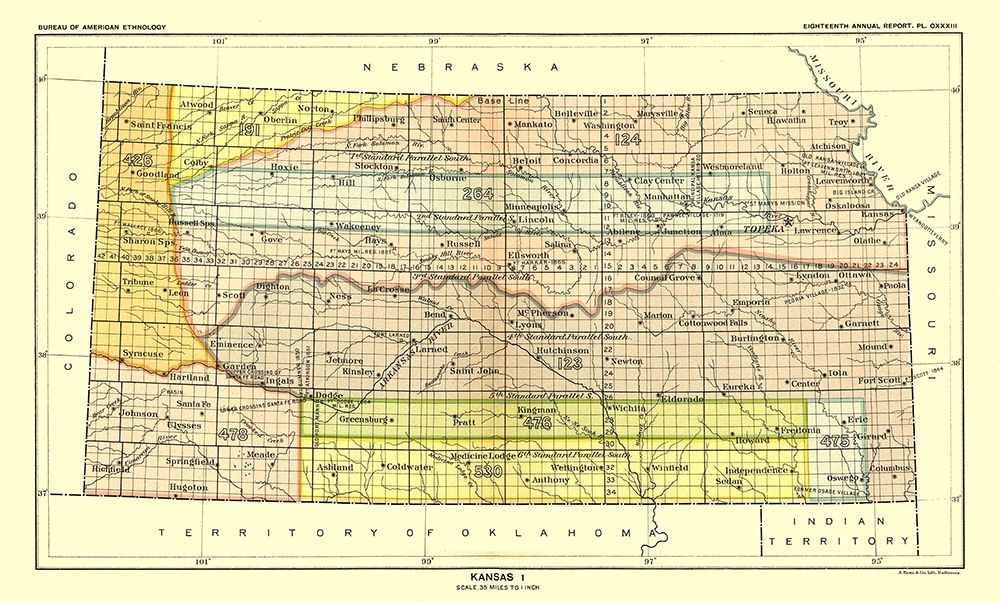 Kansas - Topeka - Hoen 1896