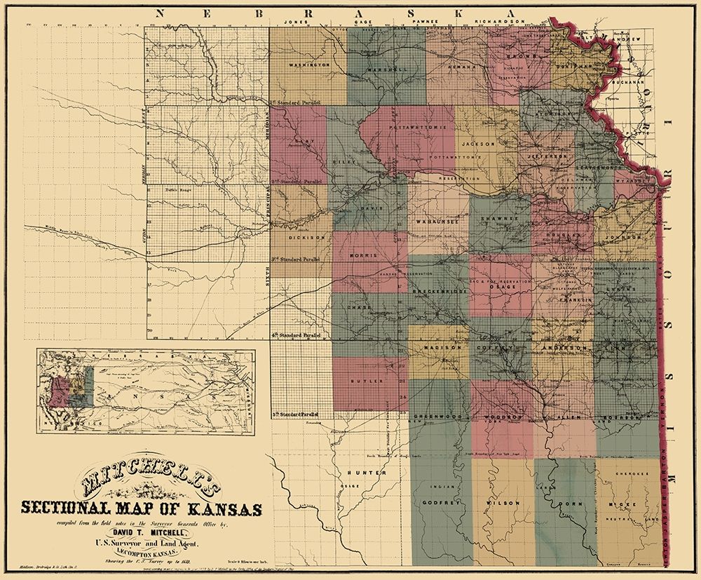 North East Kansas - Mitchell 1859