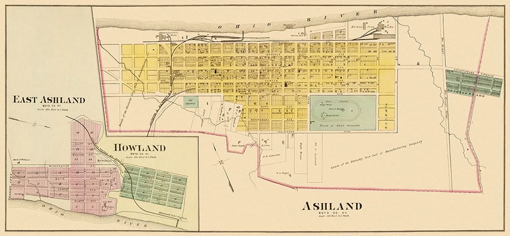 Ashland Kentucky - Hayes 1877