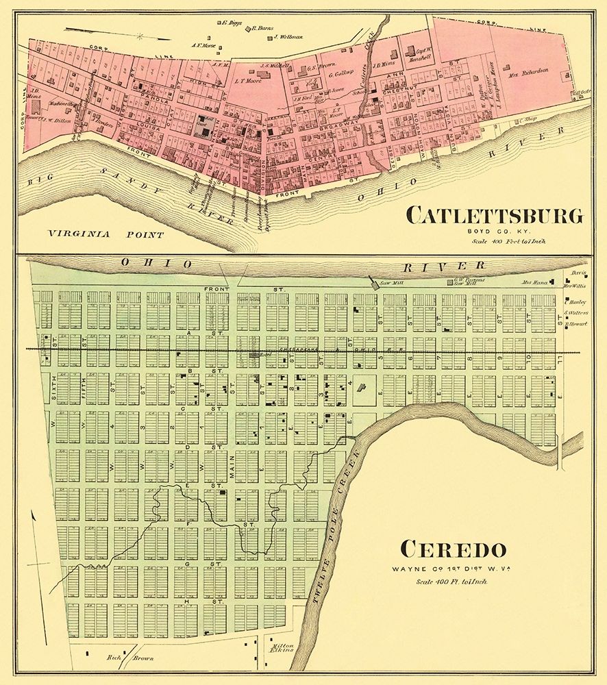 Catlettsburg, Ceredo Kentucky, West Virginia