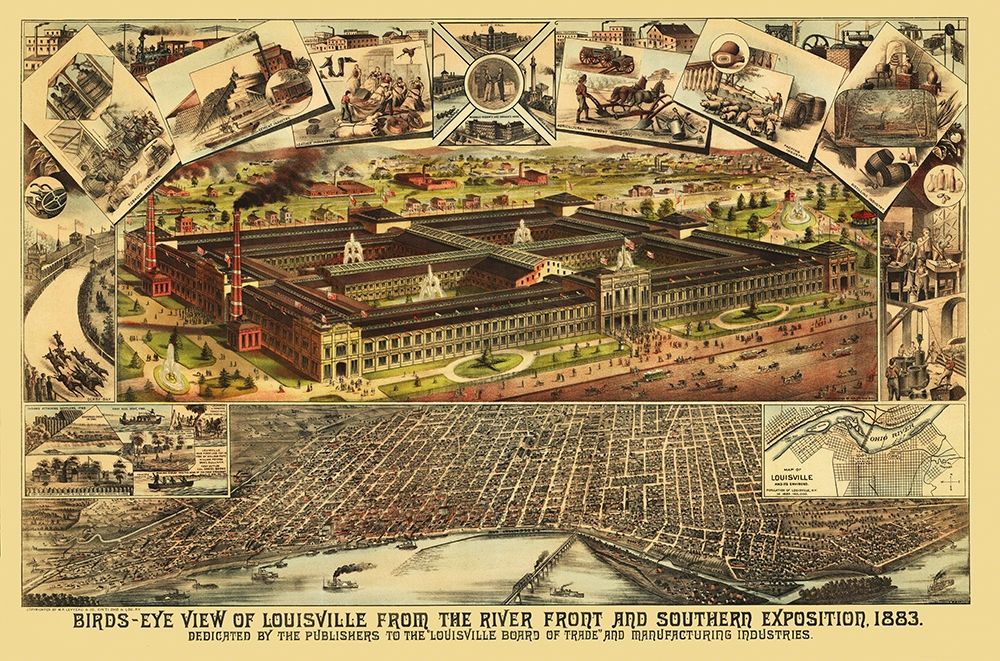 Louisville Kentucky - Clarke 1883