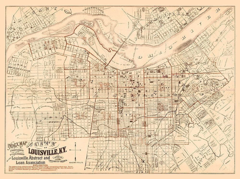 Louisville Kentucky - Breckenridge 1879