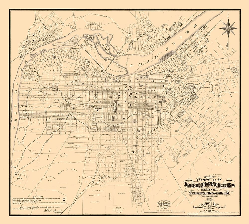 Louisville Kentucky - Coghlan 1873