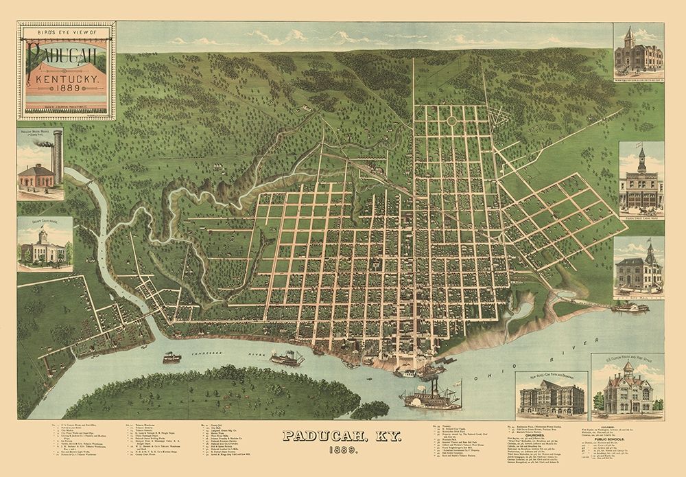 Paducah Kentucky - Kress 1889